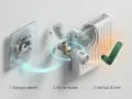 Steg-för-steg-guide för att byta radiator termostat. Stäng av vattnet, byt termostat, klart på 30 min!