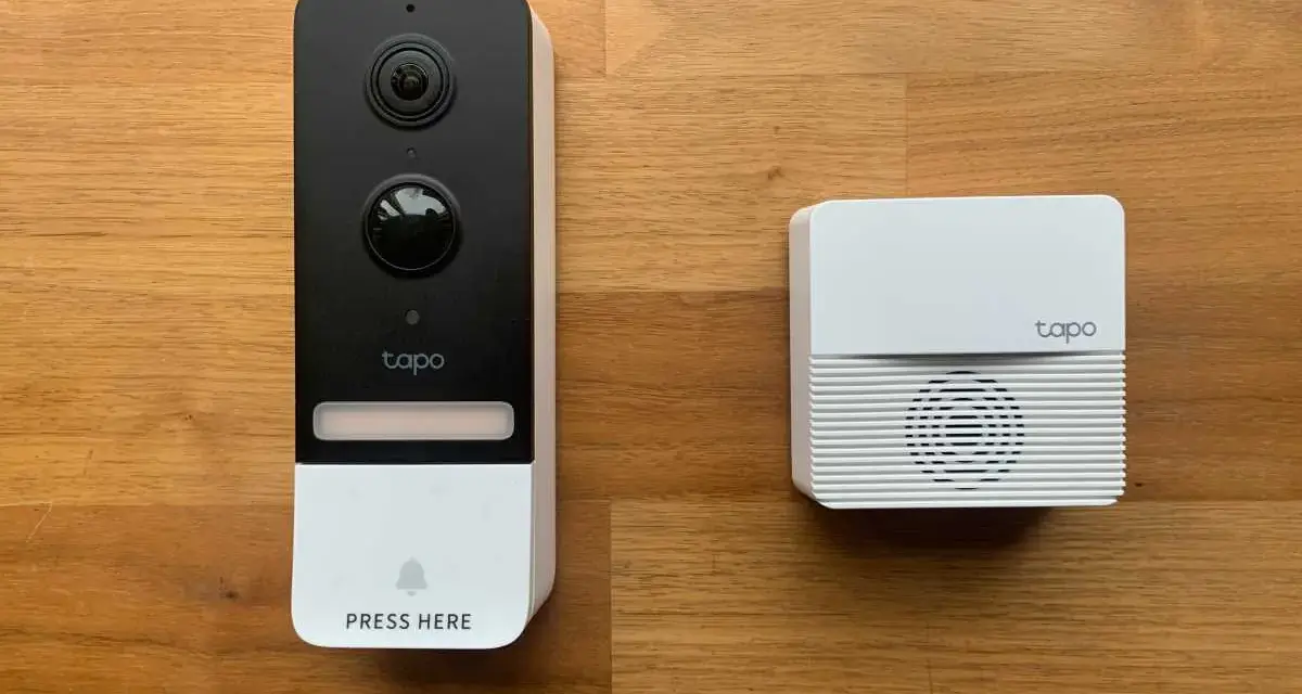 TP-Link Tapo videodörrklocka och ringklocka. Molnlagring för trygghet.