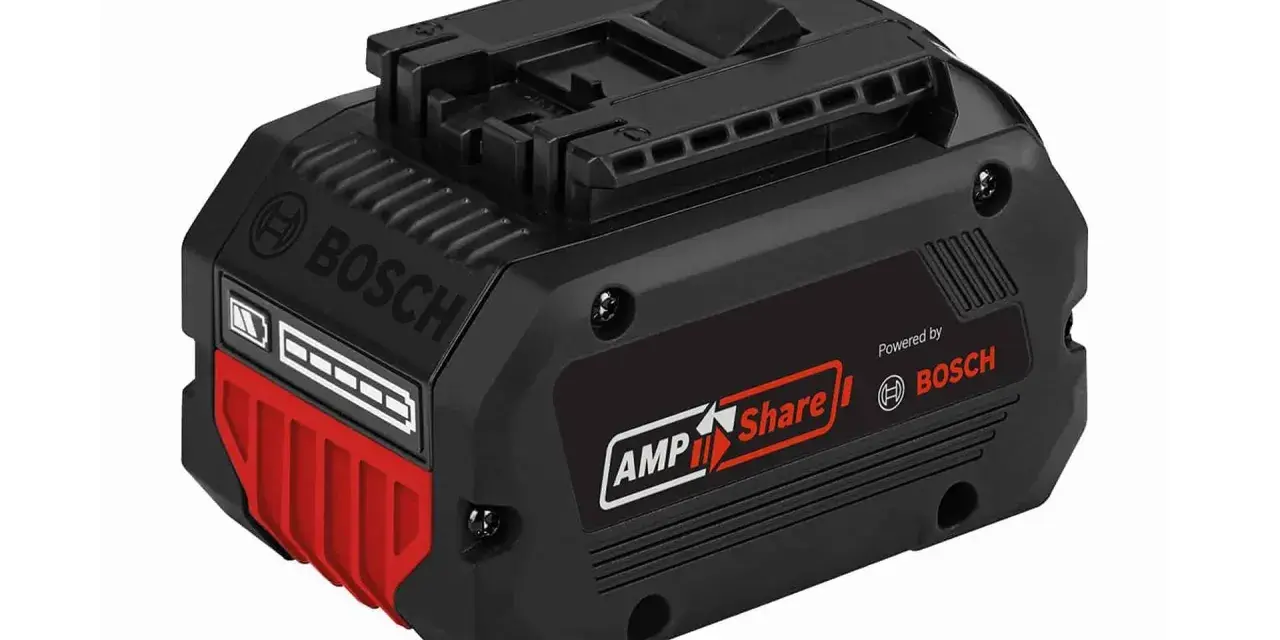 Bosch AMPShare-batteri, en del av power for all alliance, ger kraft till dina verktyg.