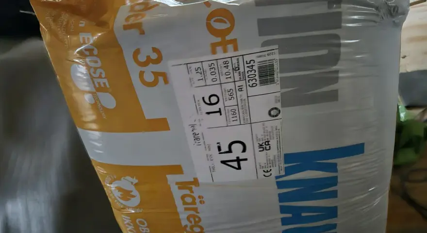 Isolera gammalt hus inifrån med isolering från Knauf. Träregel 35, ECOSE-teknologi.
